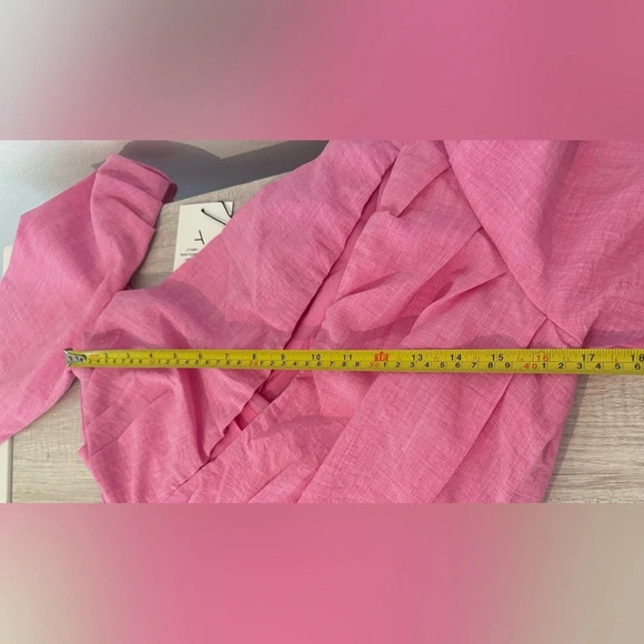 Atoir Perfect Places Cut Out Rouching Mini Dress Pink Party Cocktail NWT US 8 - Picture 8 of 11